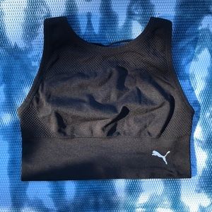 Black puma sports bra